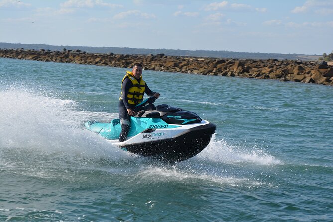 1 Hour Jet Ski Experience in Isla Canela - A 1-hour jet ski that actually takes you places
