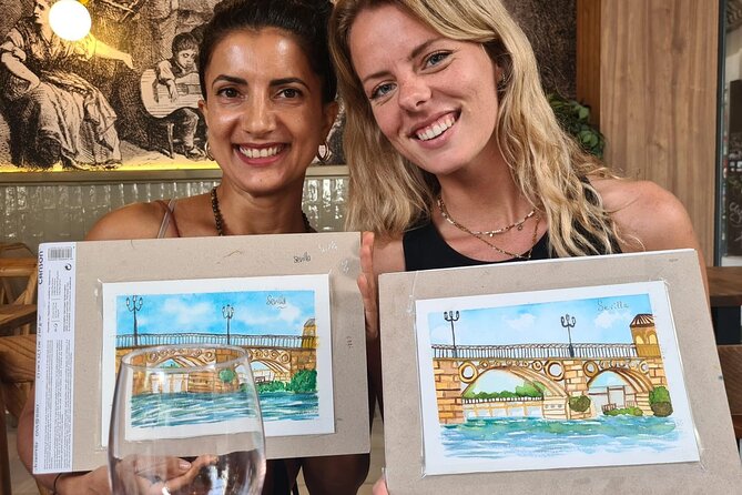 Art and Wine in Sevilla - Your Finished Painting: What You Can Expect to Take Home