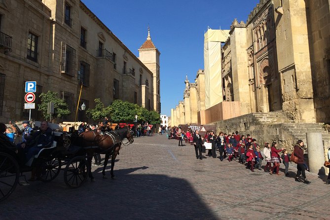 Cordoba City Tour with Mosque-Cathedral from Seville - The walk toward La Judería: Royal Stables and a horse-loving detour