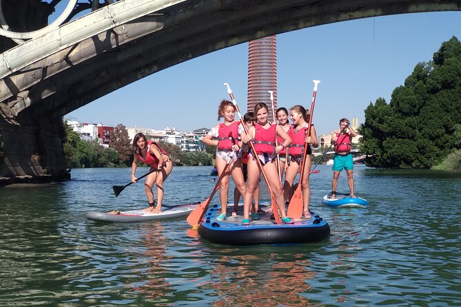 Gigant paddle surf in Seville - Where you start on time: Plaza de Armas meeting point to river launch