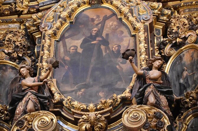 Guided walking tour to Setas, La Macarena and Dueña's Palace in Seville - San Juan de la Palma: church-and-market energy on San Luis street
