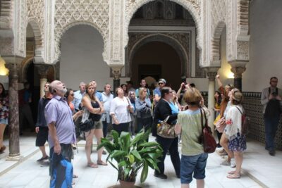 Highlights of Seville Monuments private Guided Tour - Alcázar of Seville: a royal palace that feels like a work of art