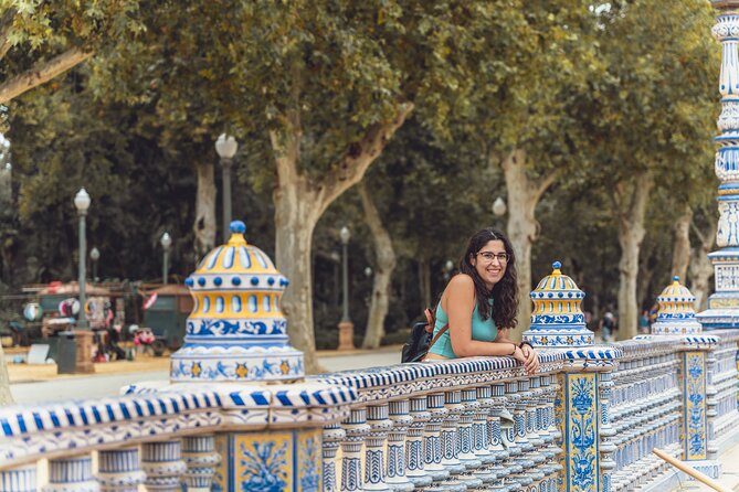Make Seville unforgettable: Private Photoshoot at Plaza de España - Best Lighting Strategy: Go Early for Cleaner Photos