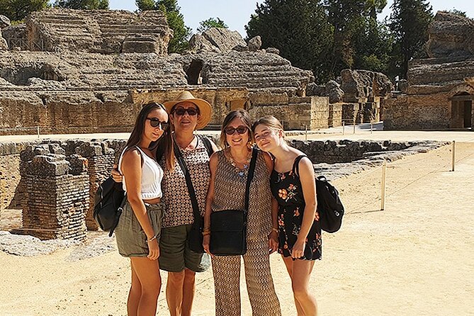 Private hald day tour to the historic roman city of Italica - Stop 1: Anfiteatro de Italica, Mosaics, and the Power of Two Emperors