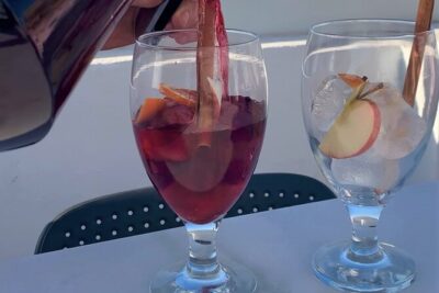 Sangria Tasting Experience - The olives and cheese pairing that keeps it grounded