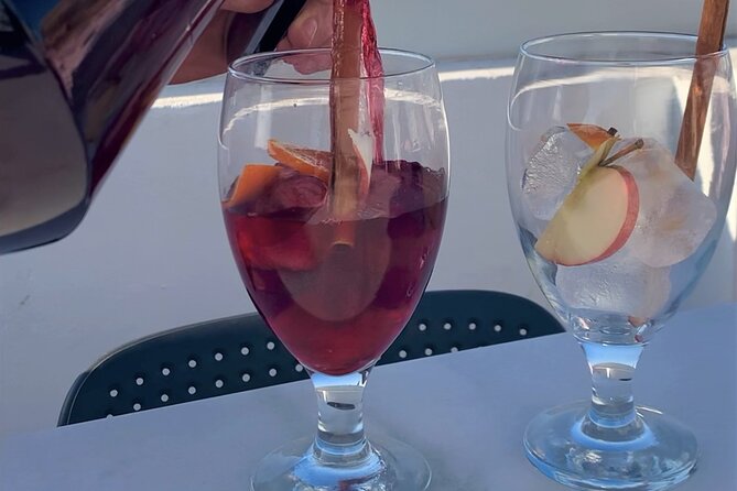 Sangria Tasting Experience - The olives and cheese pairing that keeps it grounded