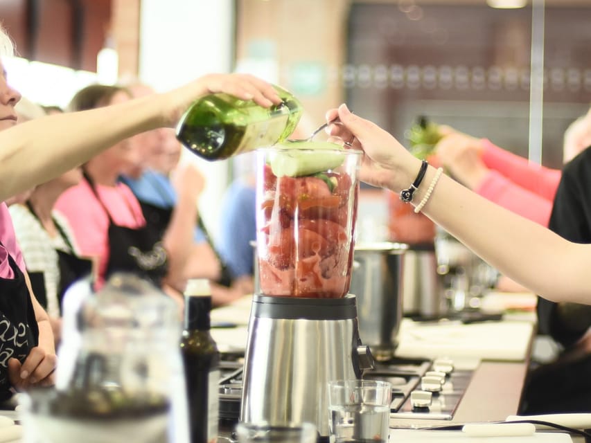 Seville: 3.5-Hour Spanish Cooking Class & Triana Market Tour - What You’ll Cook in the 3.5 Hours (Salmorejo, Spinach & Chickpeas, Paella)