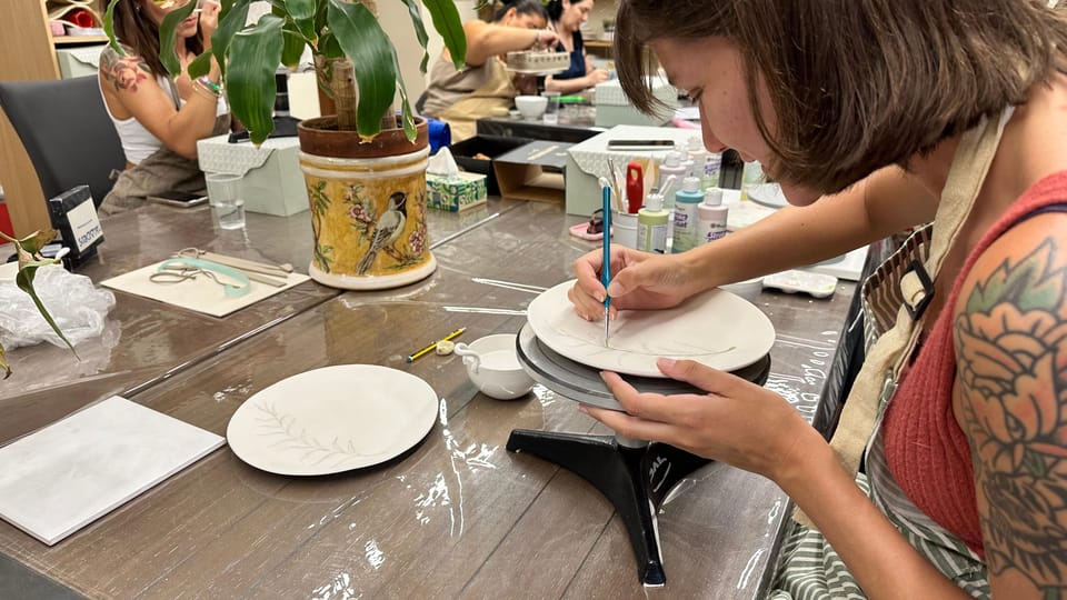Seville: Ceramic painting workshop - Picking Your Piece: Mugs, Jewelry Boxes, and Pet Feeders