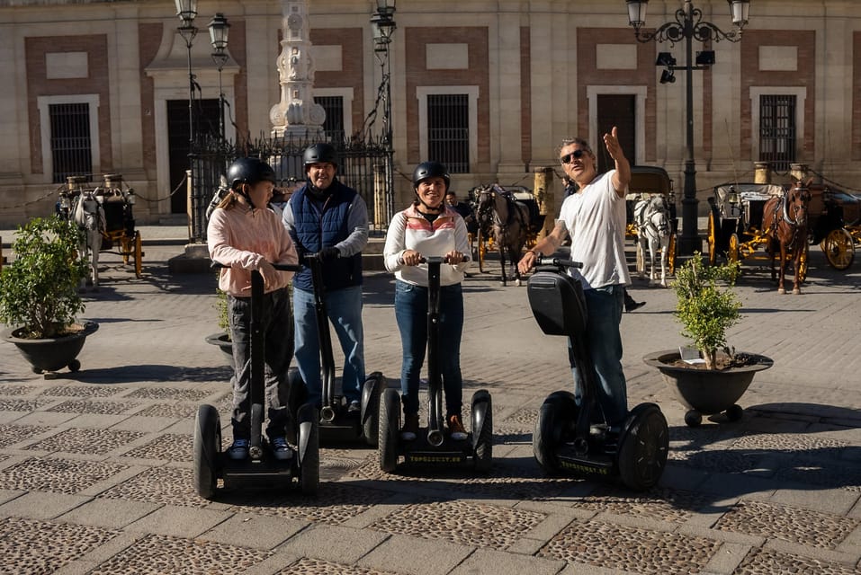 Seville City Tour: 1-Hour Panoramic Segway Tour - Plaza de España: your dedicated stop for tiles, geometry, and photos