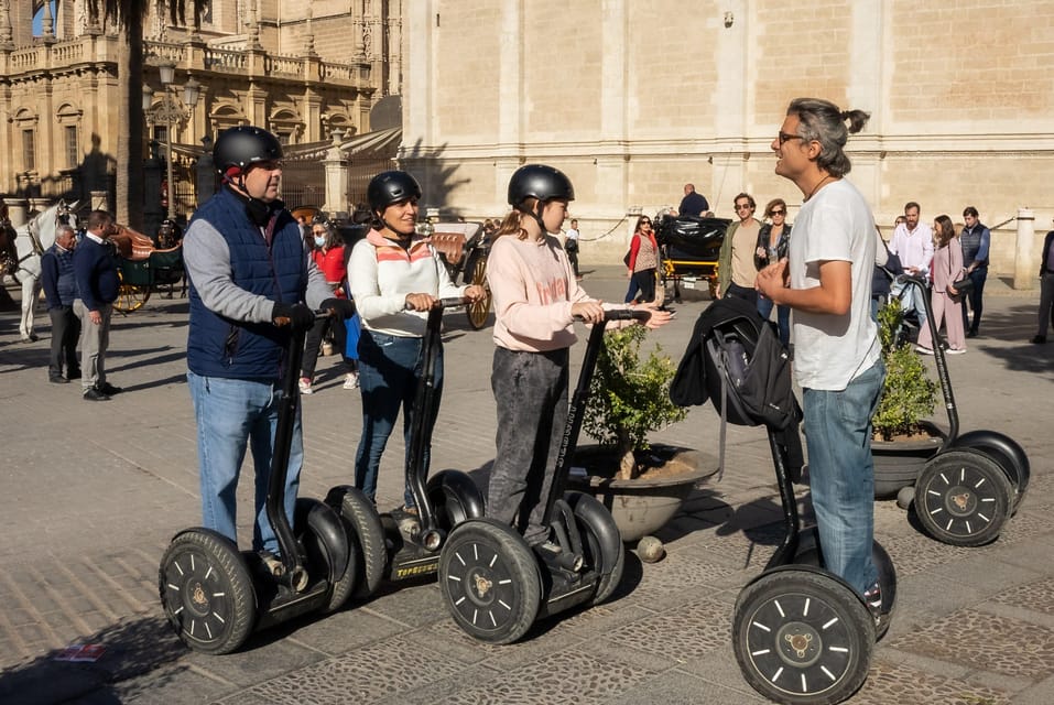 Seville City Tour: 1-Hour Panoramic Segway Tour - Torre del Oro and Palacio de San Telmo: river views with historical weight