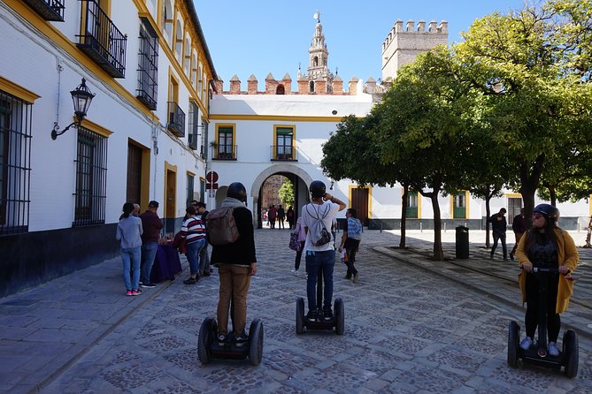 Seville City Tour 90 Minute Riverside Segway Tour - San Telmo and the Maestranza: Big Names, Pass-By Time