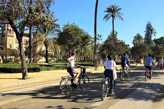 Seville Electric Bike Tour - Small Group - Plaza de España: the iconic photo moment plus real time to wander