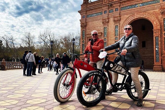 Seville ElectricBike Tour 2h | Explore Like a Local | Small Group - Plaza España: A Ticketed Break in the Middle of the Route