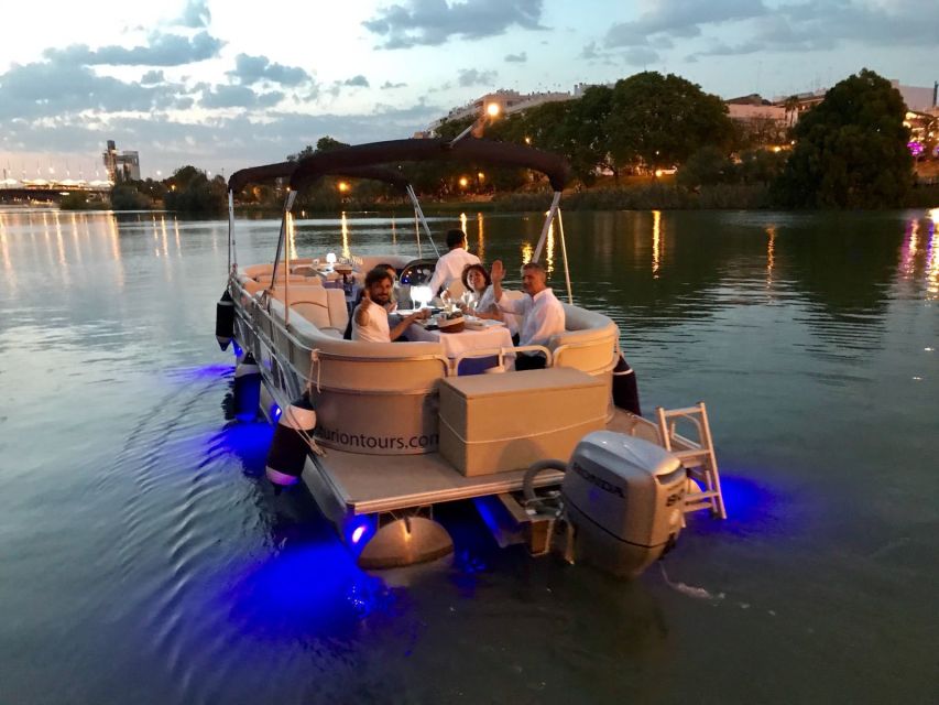 Seville: Exclusive River Boat Tour with Tapas - Blankets, music, and WiFi: comfort that actually helps
