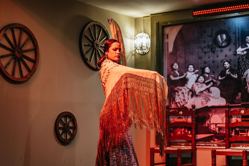 Seville: Flamenco Show with Andalusian Dinner at La Cantaora - Chef-suggested menu option: octopus salad, fried squids, and a sweet finale