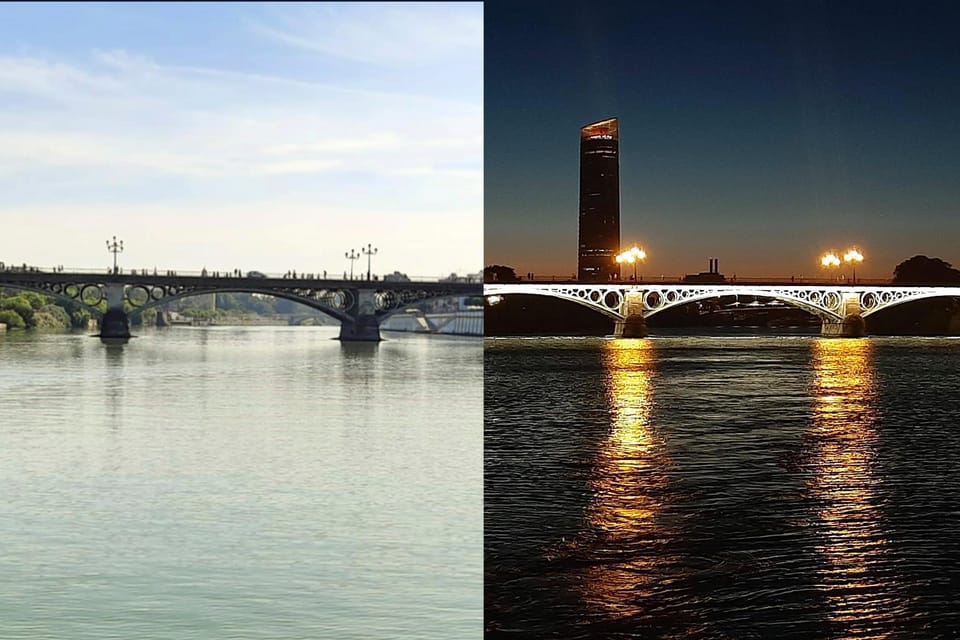 Seville: Guadalquivir Boat Tour with Optional Lunch/Dinner - Two cruise options: tapas quickie or full 5-course meal