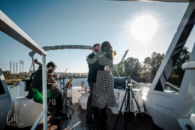 Seville: Guadalquivir River Cruise with Lunch or Dinner - What you get for about $83.48: 5 courses, drinks, and a real time block