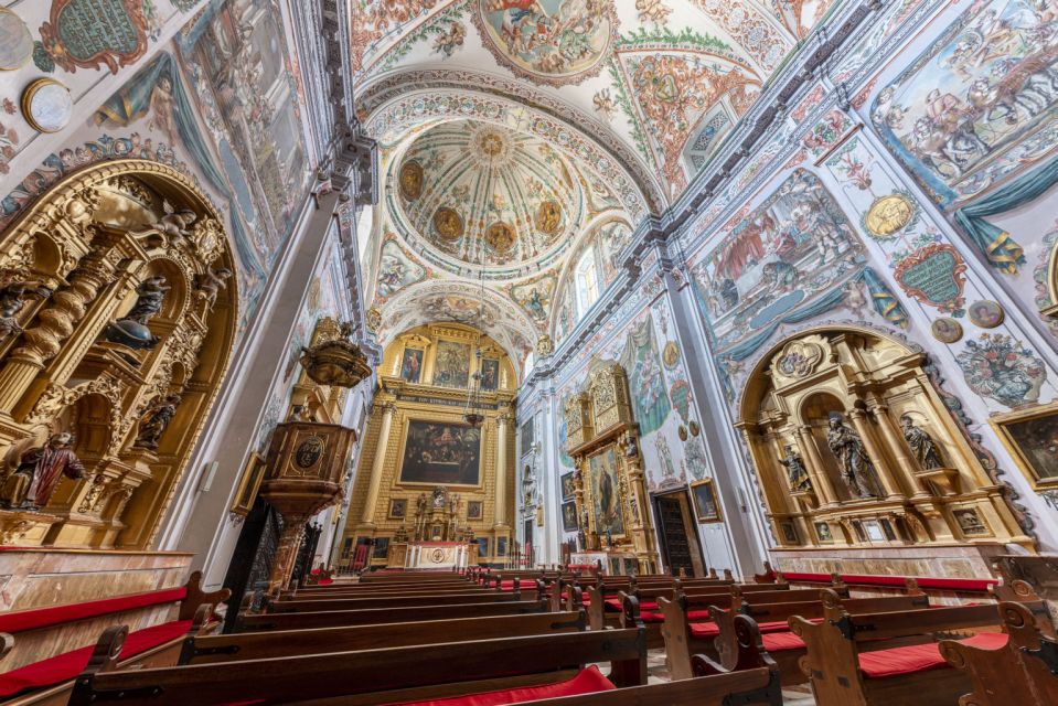 Seville: Hospital de los Venerables Ticket with Audio Guide - Inside the church: baroque arches, frescoes by the Valdés family, and Pedro Roldán
