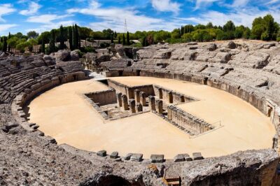 Seville in roman times: Italica - The amphitheatre: where the tour turns from ruins into a story
