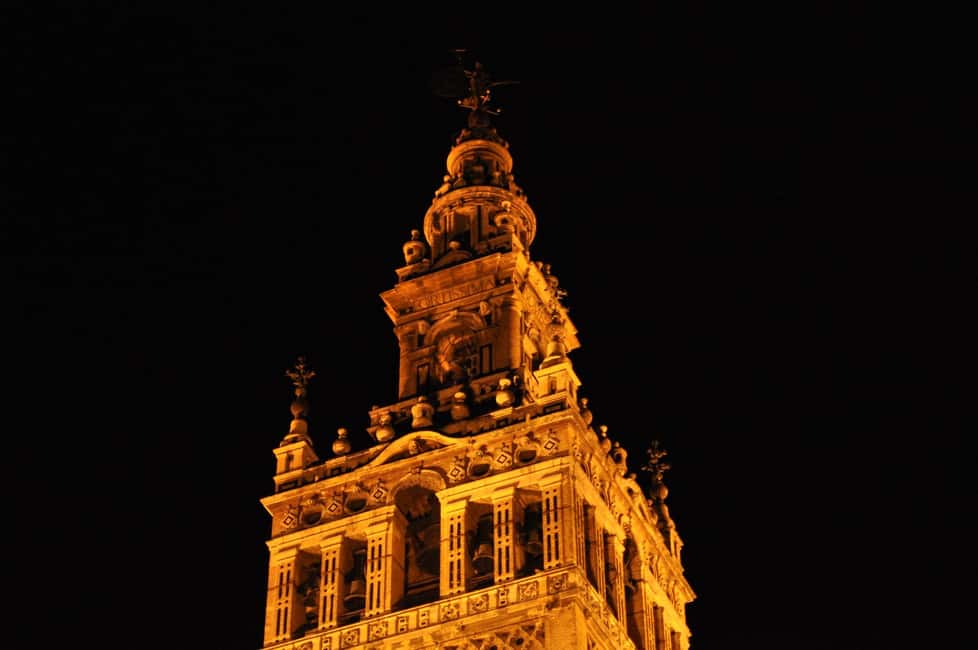 Seville Night Tour A Must See - Seville Cathedral, Giralda area, and the monumental streets at night