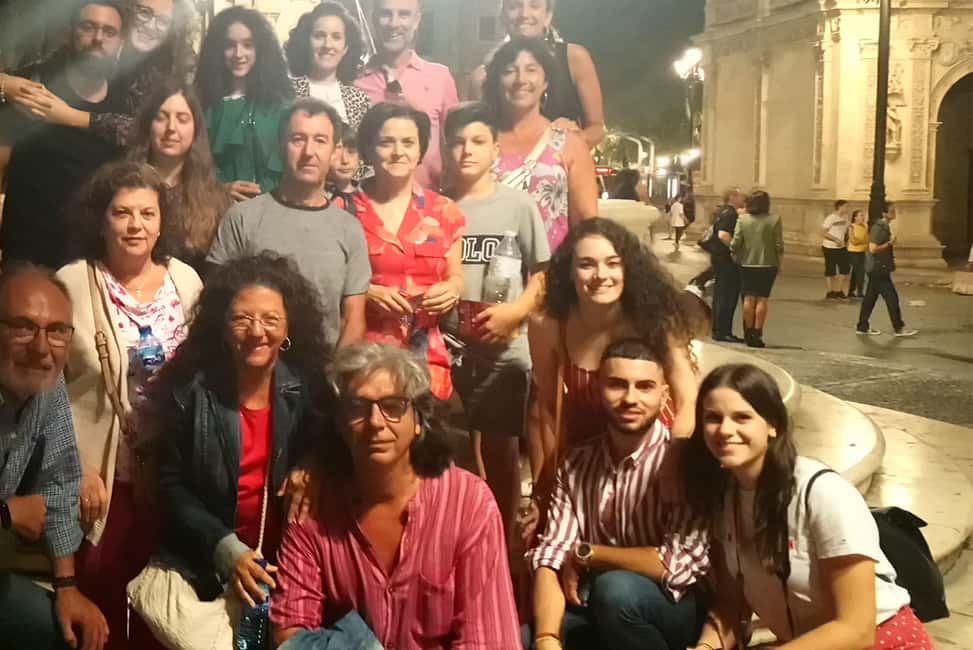 Seville Night Tour A Must See - El Arenal to the river: Triana views and the Torre del Oro finish