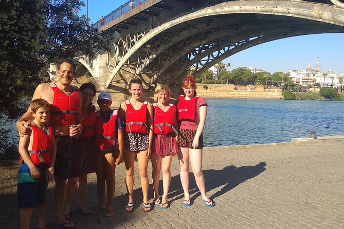 Seville Paddle Surf Sup in the Guadalquivir River - Triana stop: a soda break near the neighborhood energy
