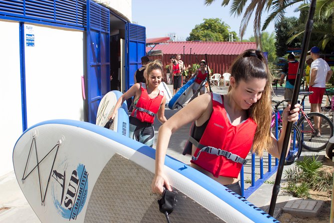Seville Paddle Surf Sup in the Guadalquivir River - Torre del Oro: seeing a landmark the way locals probably don’t