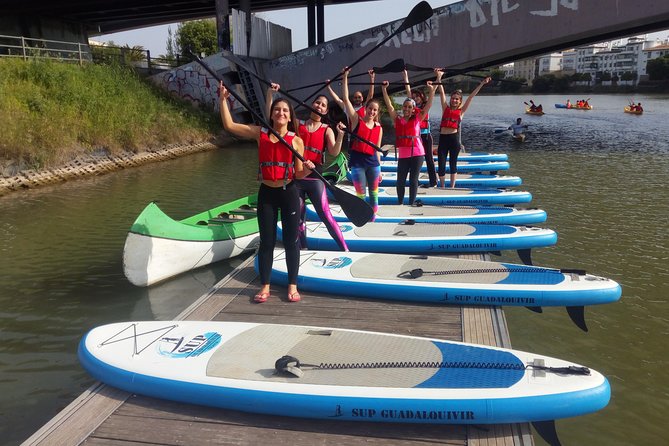 Seville Paddle Surf Sup in the Guadalquivir River - Puente de Isabel II (Puente de Triana): the coolest stretch of the ride