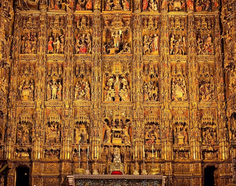 Seville: Priority Access Cathedral & Giralda Tour - Walking Into Seville Cathedral With an Official Guide