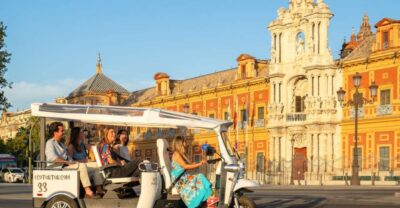 Seville: Private City Tour by Eco Tuk Tuk - Where you start: the APK2 Arjona parking meetup
