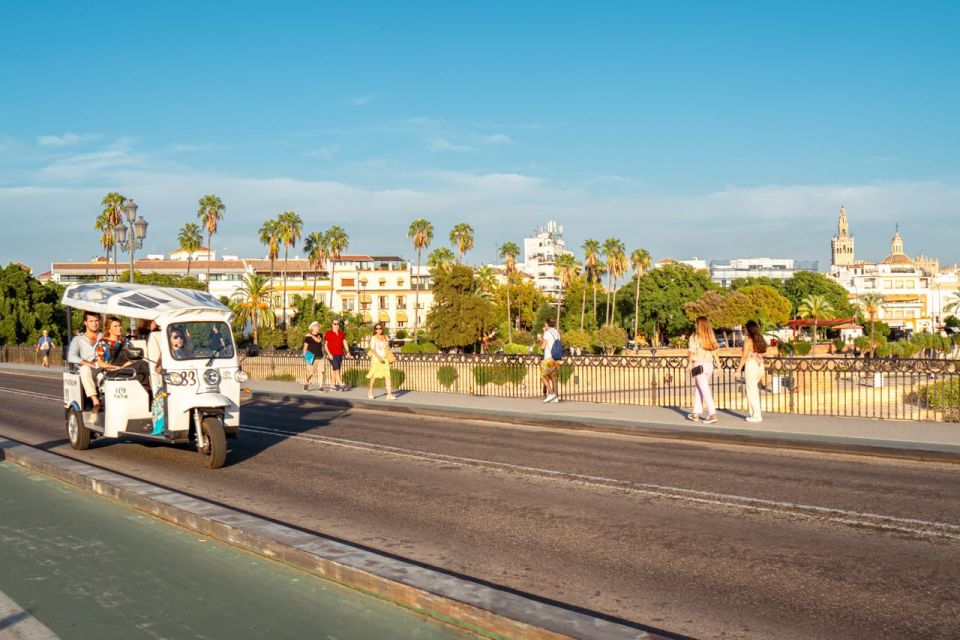 Seville: Private City Tour by Eco Tuk Tuk - Plaza de España: the photo stop that anchors the whole day