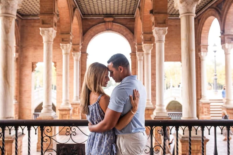 Seville: Professional Photoshoot and Video - Plaza de España: tilework, canal bridges, and guided angles