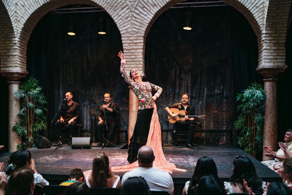 Seville: Puro Flamenco Show with Optional Museum Ticket - The Hour-Long Performance: Alegrías, Castanets, Guitar, and Cristina Hoyos