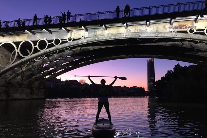 Seville: Sunset in Paddle Surf - Meeting at C. Betis 19 and staying low-stress