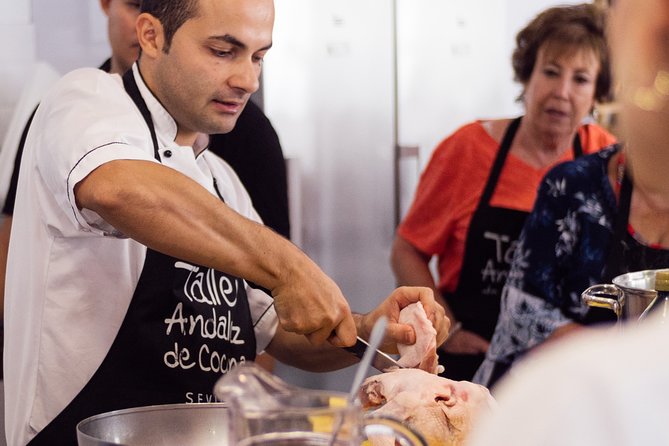 Spanish Cooking Class and Dinner in Seville - Drinks during class and at dinner: the included rhythm