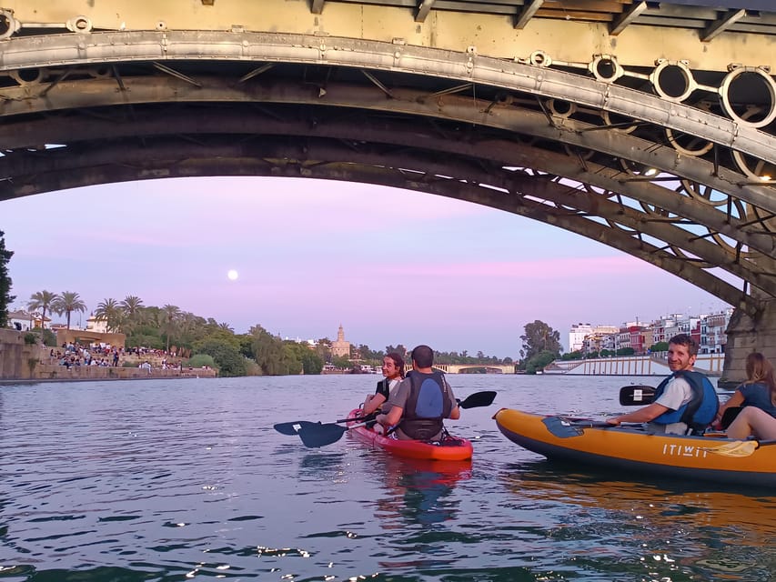 Sunset Kayak: Historic Seville, Triana and La Cartuja - Sunset Kayak on the Guadalquivir: why this feels different
