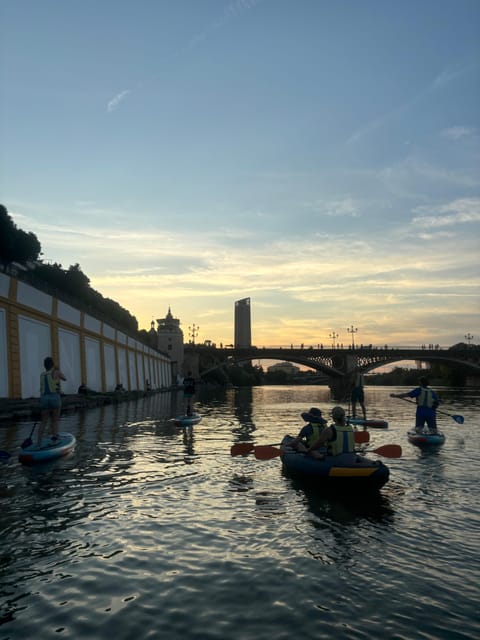 Sunset Kayaking - From Puente de Isabel II through Castillo San Jorge: the city’s river edge