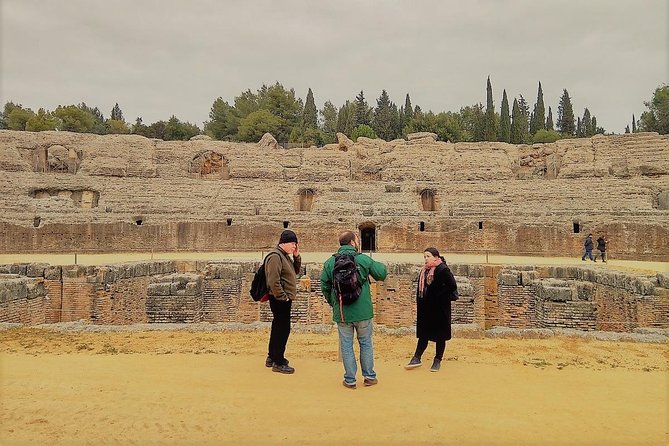Visit to Italica Roman Ruins Tour tickets included - The amphitheater: where the guide turns stone into spectacle